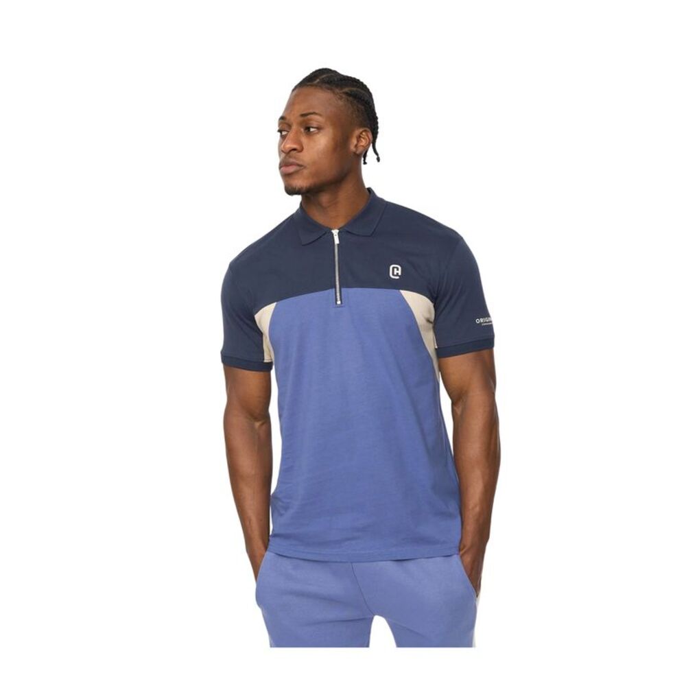 Crosshatch Mens Castlebay Polo Shirt / Blue